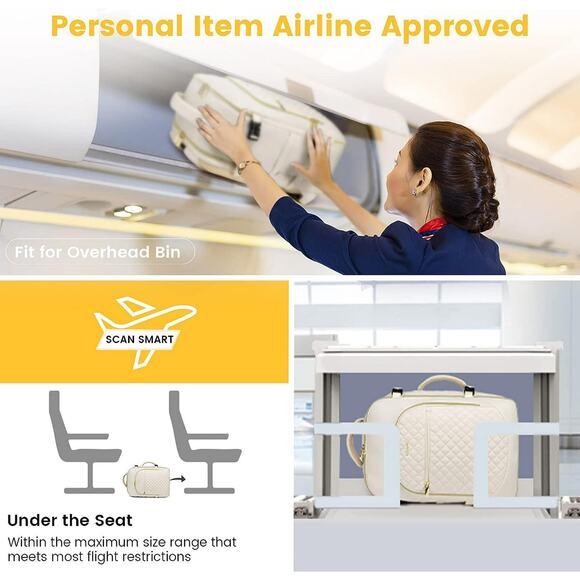 Carry-on Luggage Backpack,Waterproof Travel Laptop Backpack Flight Approved Fit